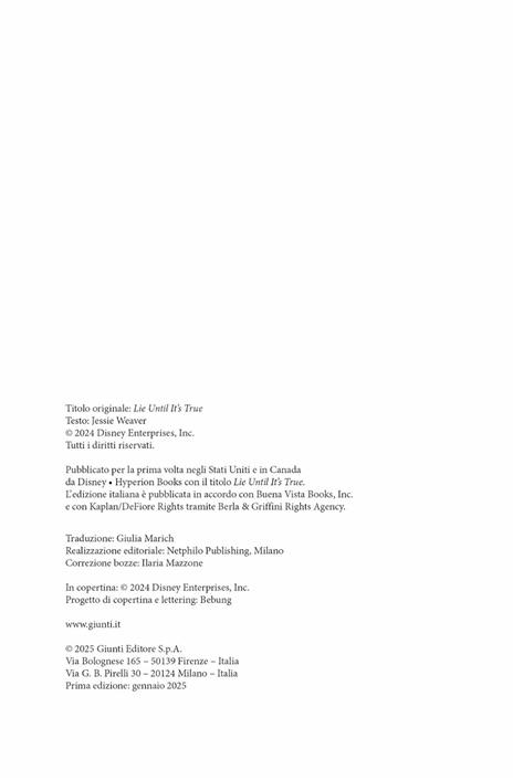 Lie until it's true. Menti fino alla fine - Jessie Weaver - 4