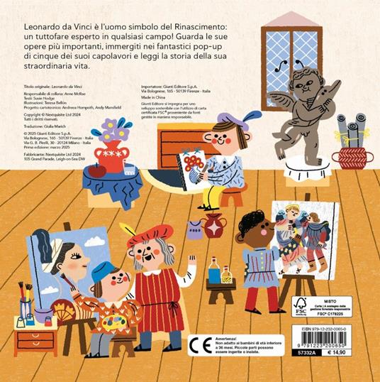 Leonardo da Vinci. Un libro pop-up. Ediz. a colori - Susie Hodge - 6