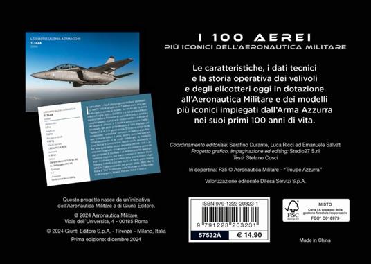 I 100 aerei più iconici dell'Aeronautica Militare. Ediz. a colori - Stefano Cosci - 4