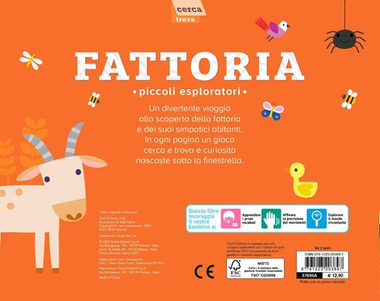 Fattoria. Piccoli esploratori. Ediz. a colori - Sarah Lock - 2