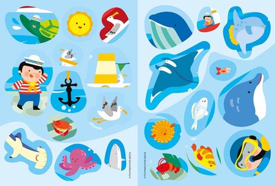 Il mare. Io coloro con gli stickers. Ediz. a colori - 5