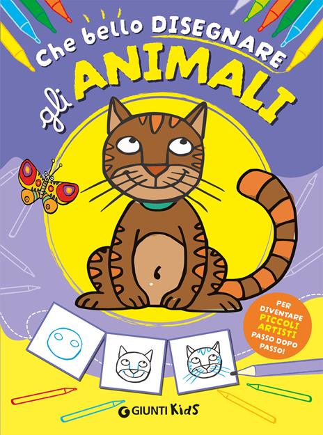 Com'è bello disegnare gli animali - copertina