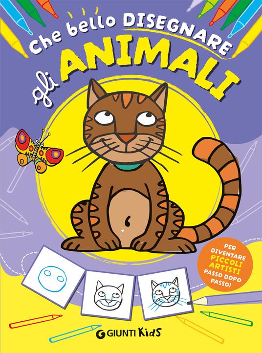 Com'è bello disegnare gli animali - copertina