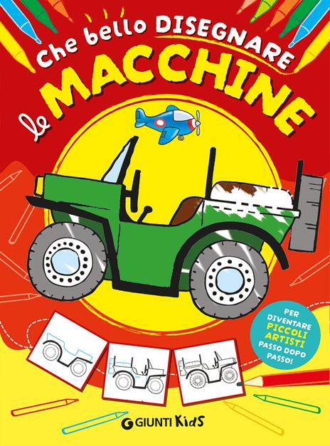 Com'è bello disegnare le macchine. Ediz. illustrata - copertina