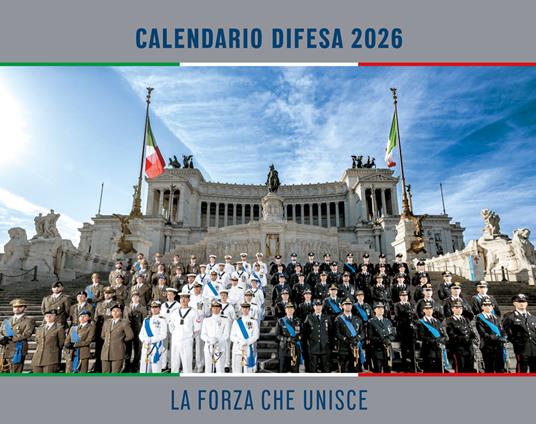 La forza che unisce. Calendario Difesa 2026. Da parete. Ediz. a colori - copertina