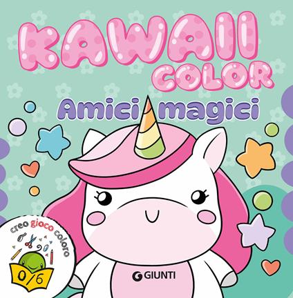 Amici magici. Kawaii color. Ediz. a colori - copertina
