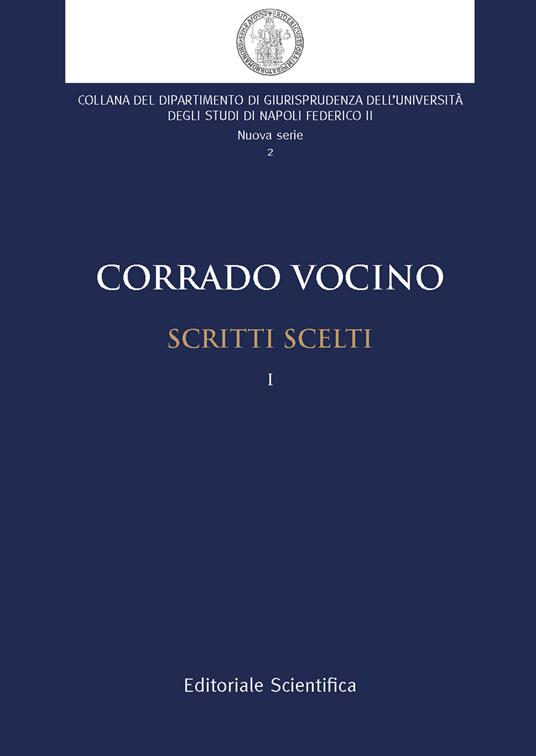 Corrado Vocino. Scritti scelti - copertina