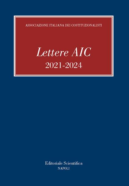Lettere AIC. 2021-2024 - copertina