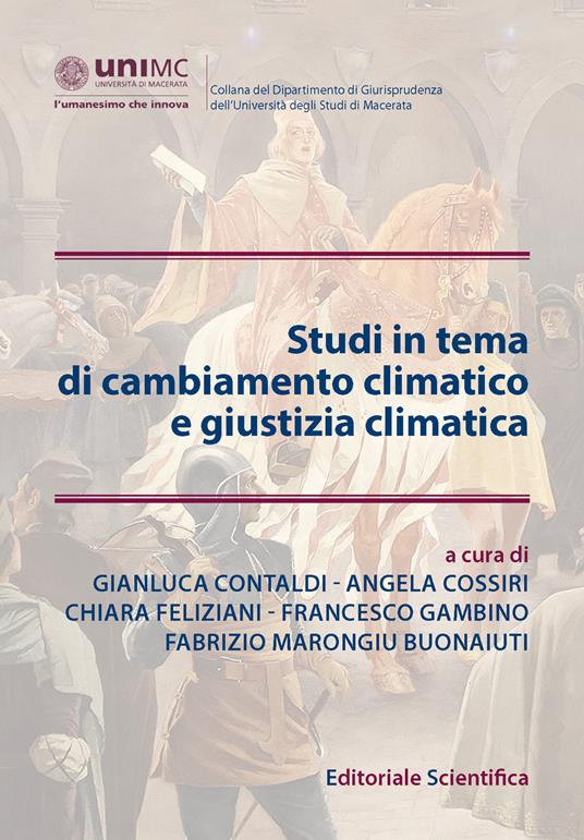 Studi in tema di cambiamento climatico e giustizia climatica - copertina