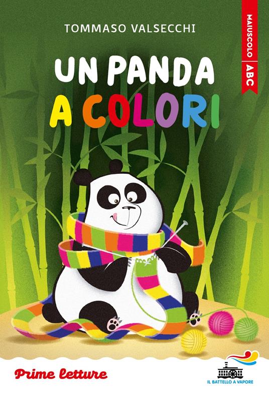 Un panda a colori. Stampatello maiuscolo - Tommaso Valsecchi - copertina