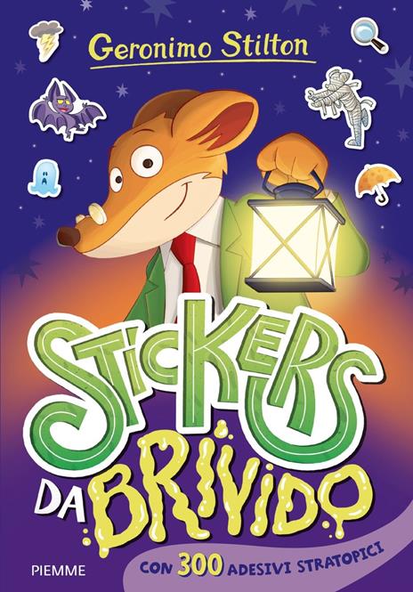 Stickers da brivido. Con 300 adesivi stratopici. Ediz. a colori - Geronimo Stilton - copertina