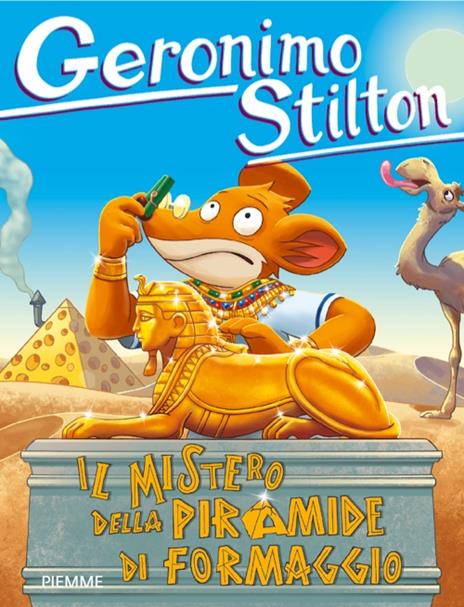 Il mistero della piramide di formaggio - Geronimo Stilton - copertina