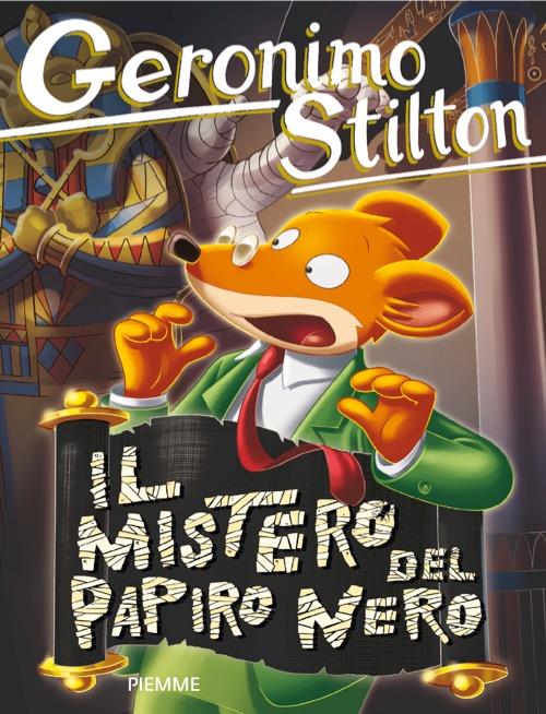 Il mistero del papiro nero - Geronimo Stilton - copertina