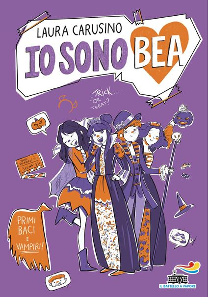 Primi baci e vampiri. Io sono Bea - Laura Carusino - copertina