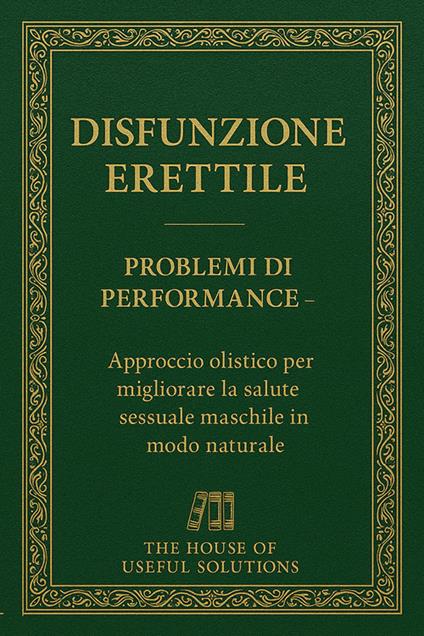 Disfunzione erettile. Problemi di performance. Approccio olistico per migliorare la salute sessuale maschile in modo naturale - The House of useful solution - ebook