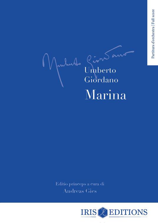«Marina» di Umberto Giordano - copertina