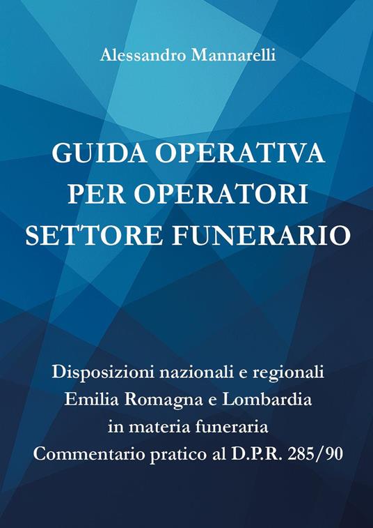 Guida operativa per operatori settore funerario - Alessandro Mannarelli - copertina