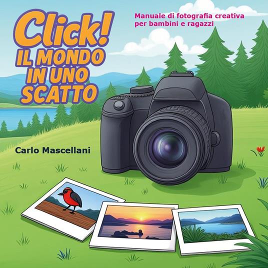 Click! Il mondo in uno scatto. Manuale di fotografia creativa per bambini e ragazzi. Con QR code - Carlo Mascellani - copertina