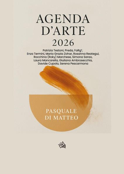 Agenda d'arte 2026 - Pasquale Di Matteo - copertina