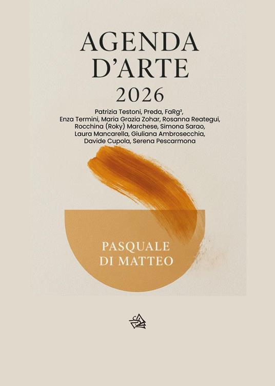 Agenda d'arte 2026 - Pasquale Di Matteo - copertina