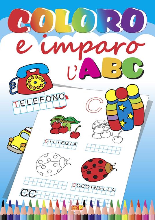 Coloro e imparo l'ABC. Ediz. illustrata - copertina