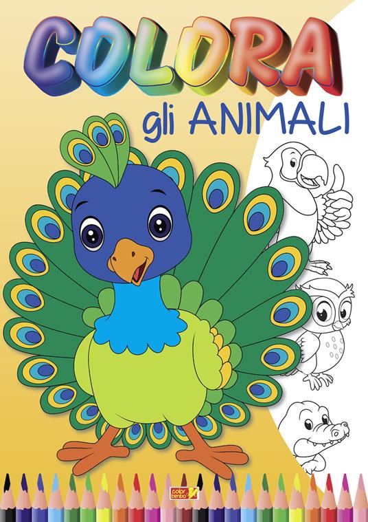 Colora gli animali - copertina