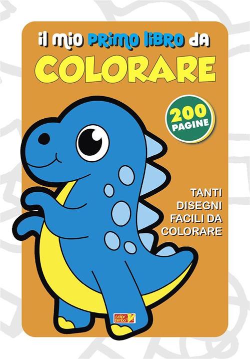 Il mio primo libro da colorare. Arancione. Ediz. a colori - copertina