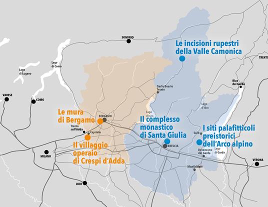 Tra Bergamo e Brescia alla scoperta dei siti Unesco - Massimo Tedeschi - 2