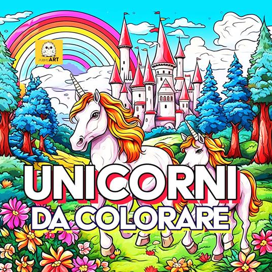 Unicorni da colorare - copertina
