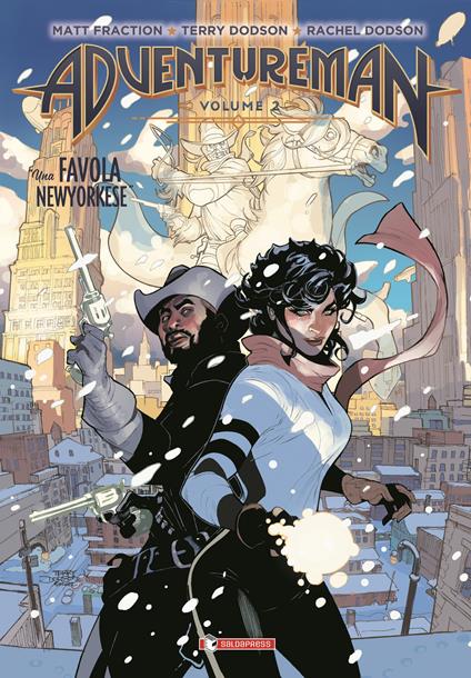 Adventureman. Vol. 2: favola newyorkese, Una. - Matt Fraction - copertina