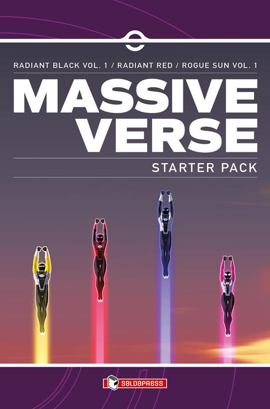 Massive-Verse. Starter pack: Radiant black vol.1-Radiant red-Rogue sun vol.1 - Kyle Higgins,Cherish Chen,David Lafuente - copertina