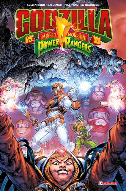 Godzilla vs. The mighty morphin power rangers. Vol. 2 - Cullen Bunn - copertina