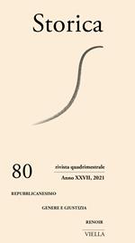 Storica (2021). Vol. 80: Repubblicanesimo. Genere e giustizia. Renoir