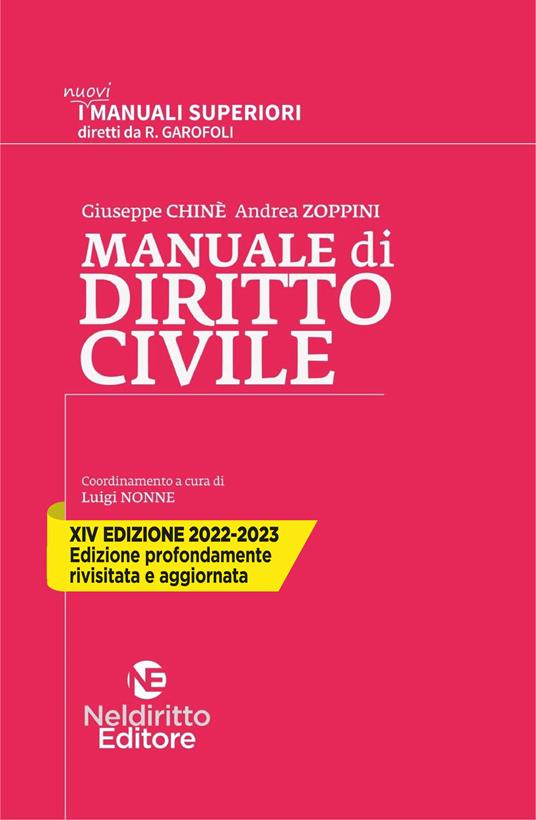 Manuale di diritto civile - Giuseppe Chinè,Andrea Zoppini - copertina
