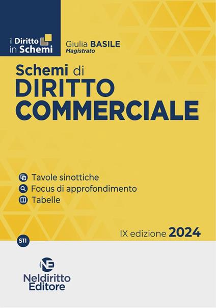 Schemi di diritto commerciale - Giulia Basile - copertina