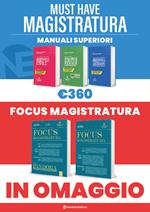 Must have magistratura: Kit 3 Manuali superiori + 2 Focus