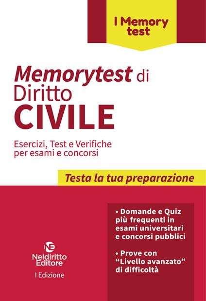 Memorytest di diritto civile - copertina