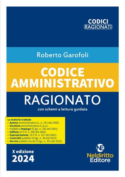 Codice amministrativo ragionato. Nuova ediz. - Roberto Garofoli - copertina