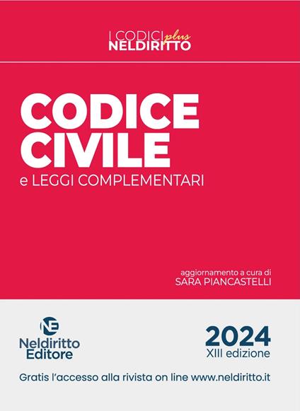 Codice civile e leggi complementari - copertina