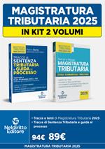 Concorso Magistratura Tributaria: kit 2 volumi per una preparazione completa alla prova scritta 2025. Nuova ediz.