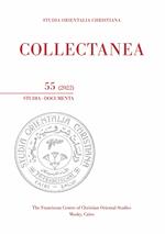 Studia orientalia christiana. Collectanea. Studia, documenta (2022). Vol. 55