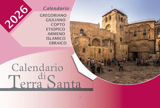Calendario di Terra Santa 2026 - Alberto Elli - copertina