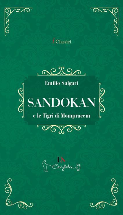 Sandokan e le tigri di Mompracem - Emilio Salgari - copertina