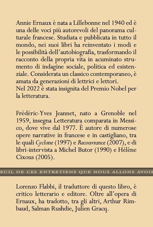 La scrittura come un coltello - Annie Ernaux,Frédéric-Yves Jeannet - 3