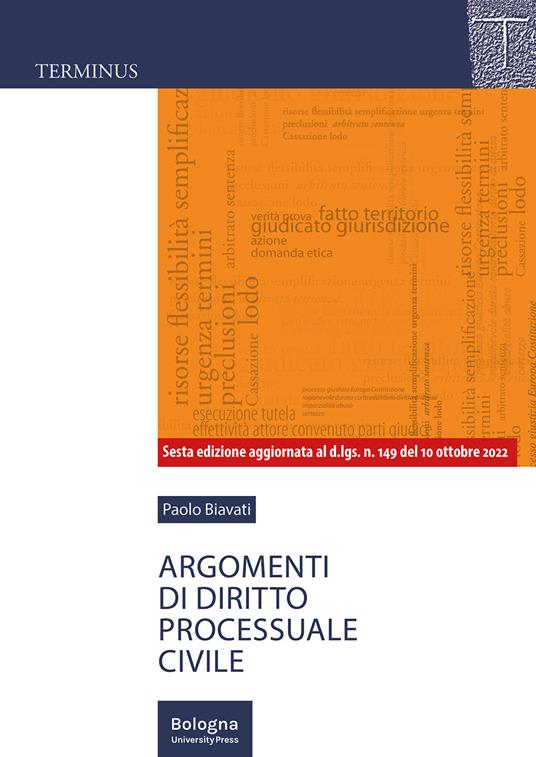 Argomenti di diritto processuale civile - Paolo Biavati - copertina