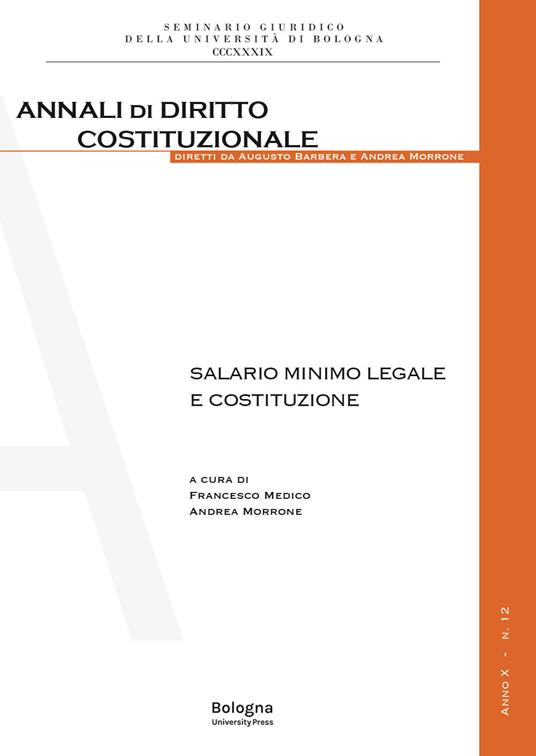 Salario minimo legale e costituzione - copertina