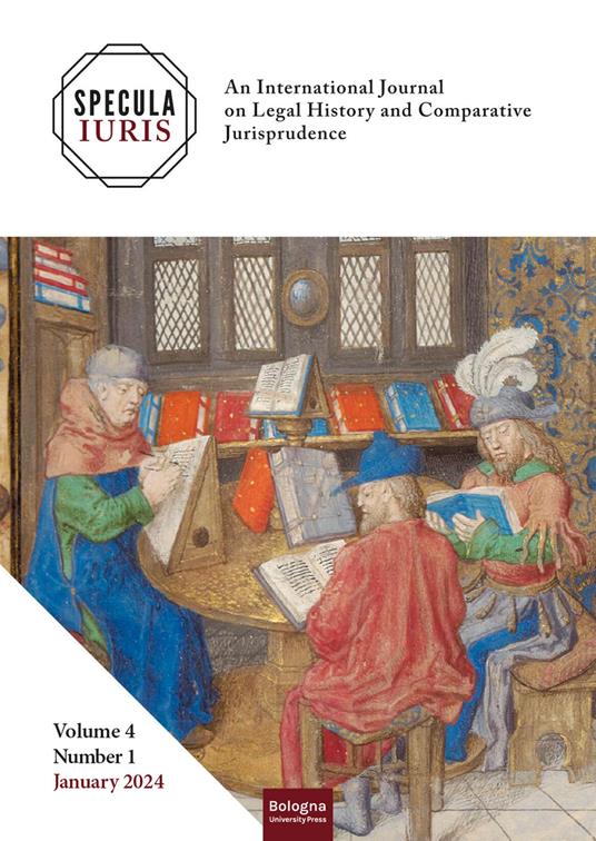 Specula Iuris. An international journal on legal history and comparative jurisprudence (2024). Ediz. bilingue. Vol. 4 - copertina