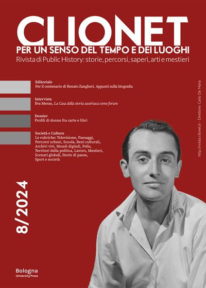 Clionet. Per un senso dei tempi e dei luoghi (2024). Vol. 8 - copertina