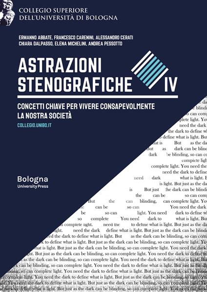 Astrazioni stenografiche. Concetti chiave per vivere consapevolmente la nostra società. Vol. 4 - copertina