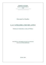 La categoria dei relativi. Dottrina di Aristotele e critica di Plotino